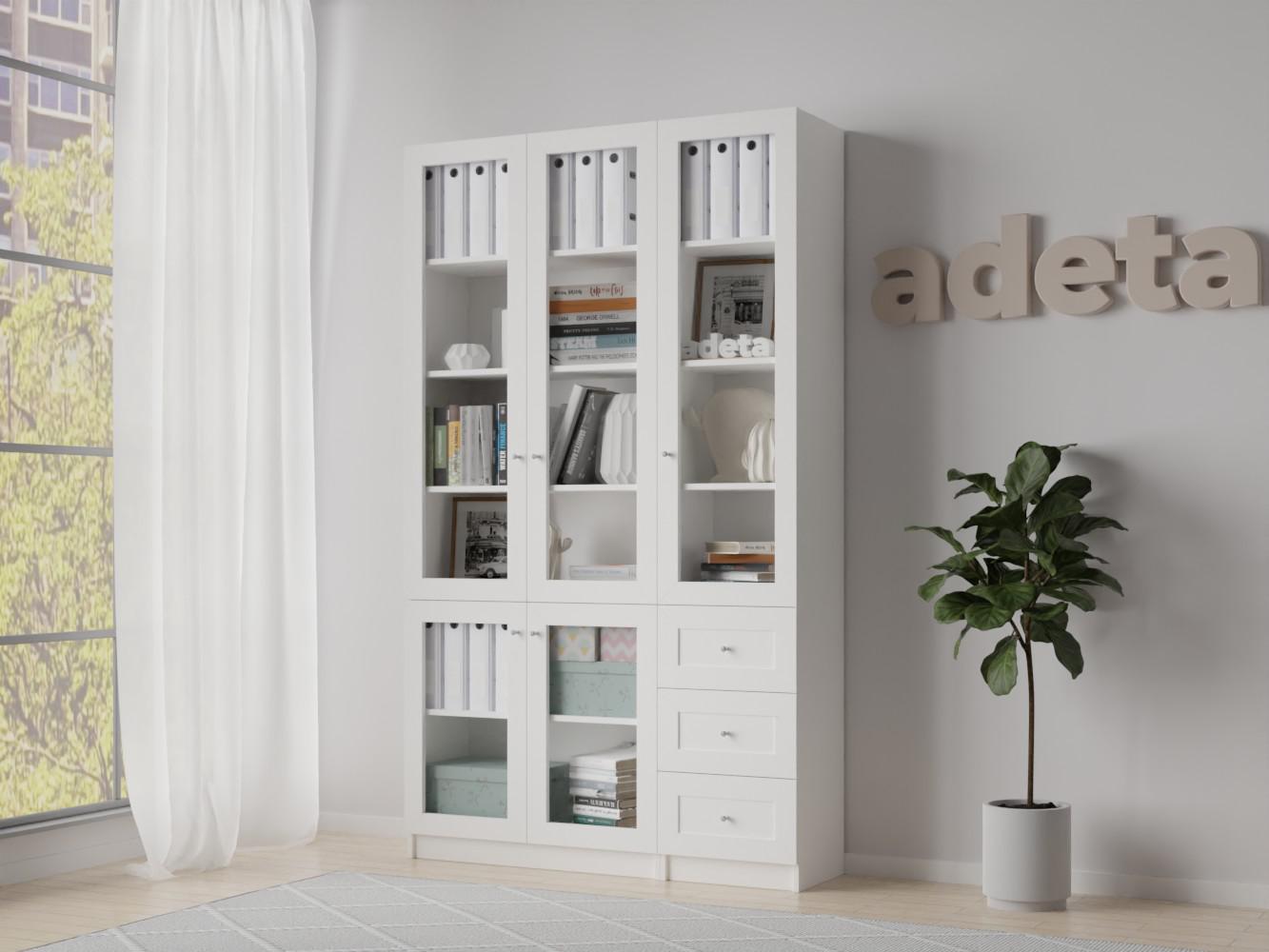 Книжный шкаф Билли 357 white ИКЕА (IKEA) изображение товара