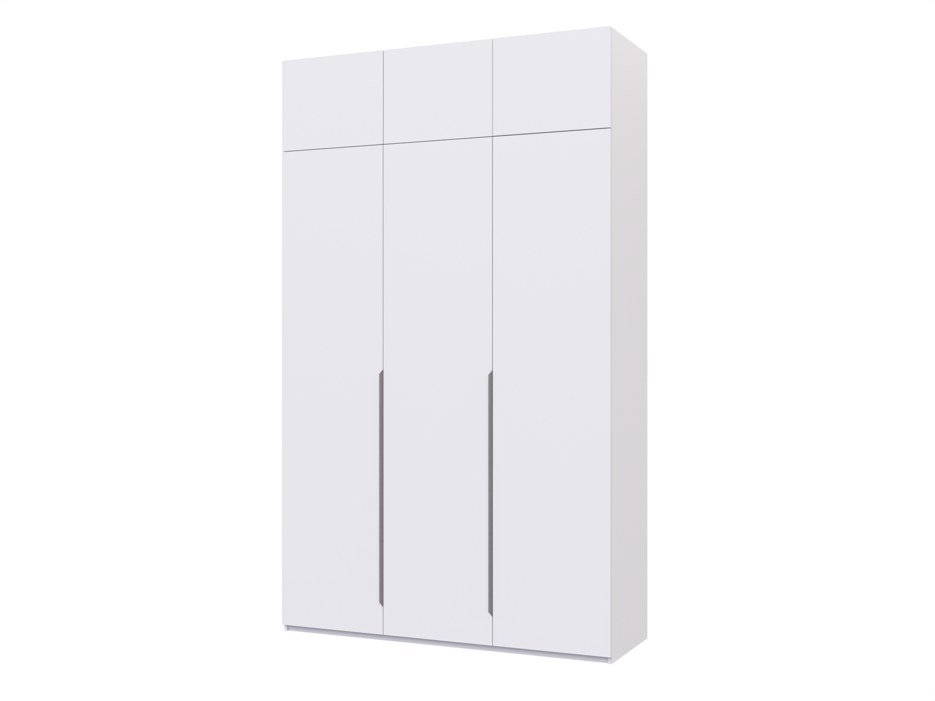 Распашной шкаф Пакс Альхейм 23 white (silver) ИКЕА (IKEA) изображение товара