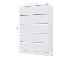 Изображение товара Комод Мальм 19 white ИКЕА (IKEA) на сайте adeta.ru